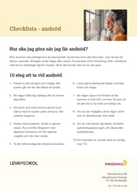 Checklista – andnöd