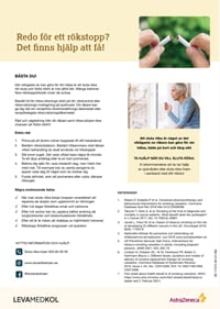 Redo för rökstopp – material